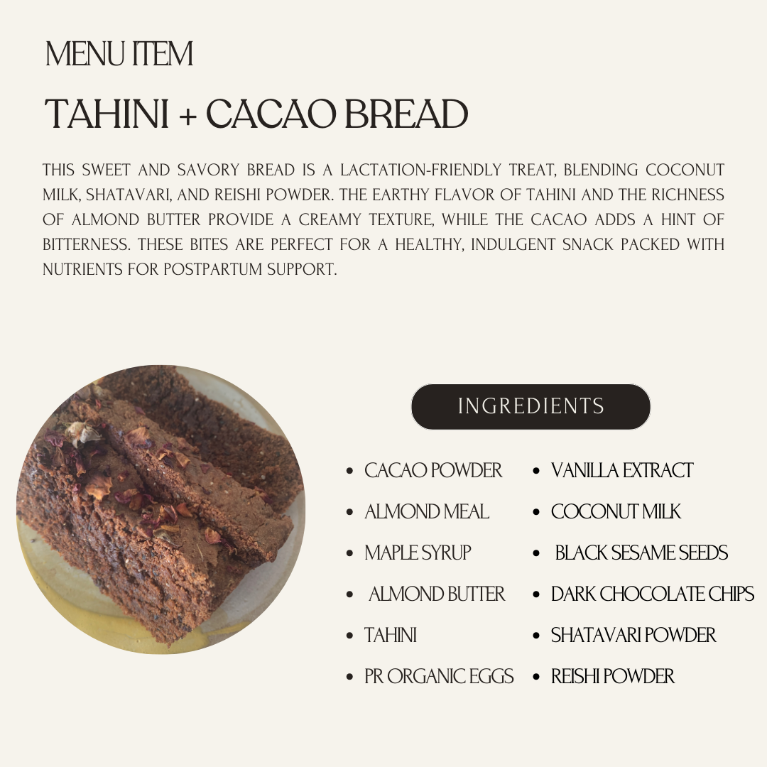 Tahini + Cacao Bread