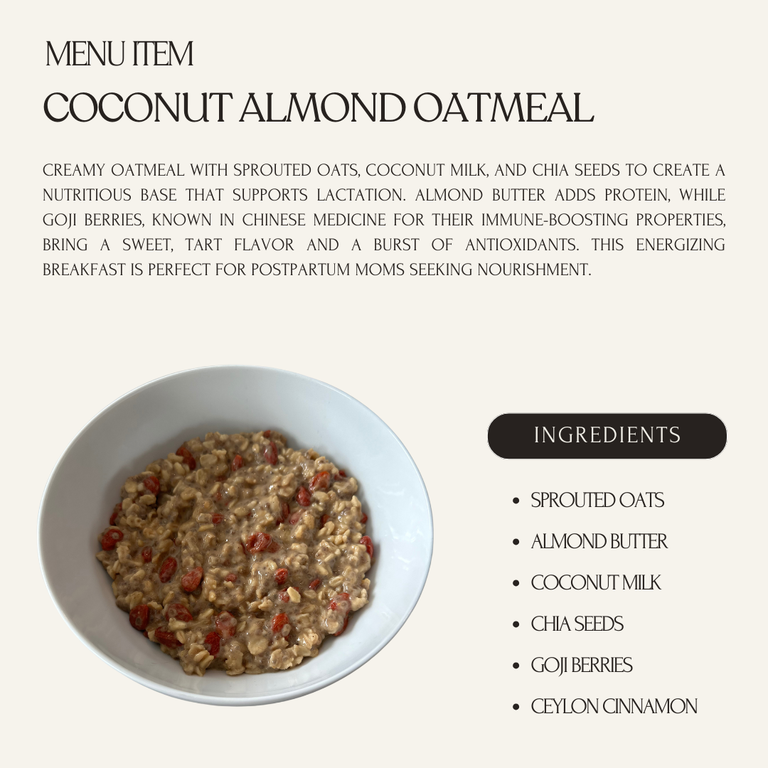 Coconut Almond Oatmeal