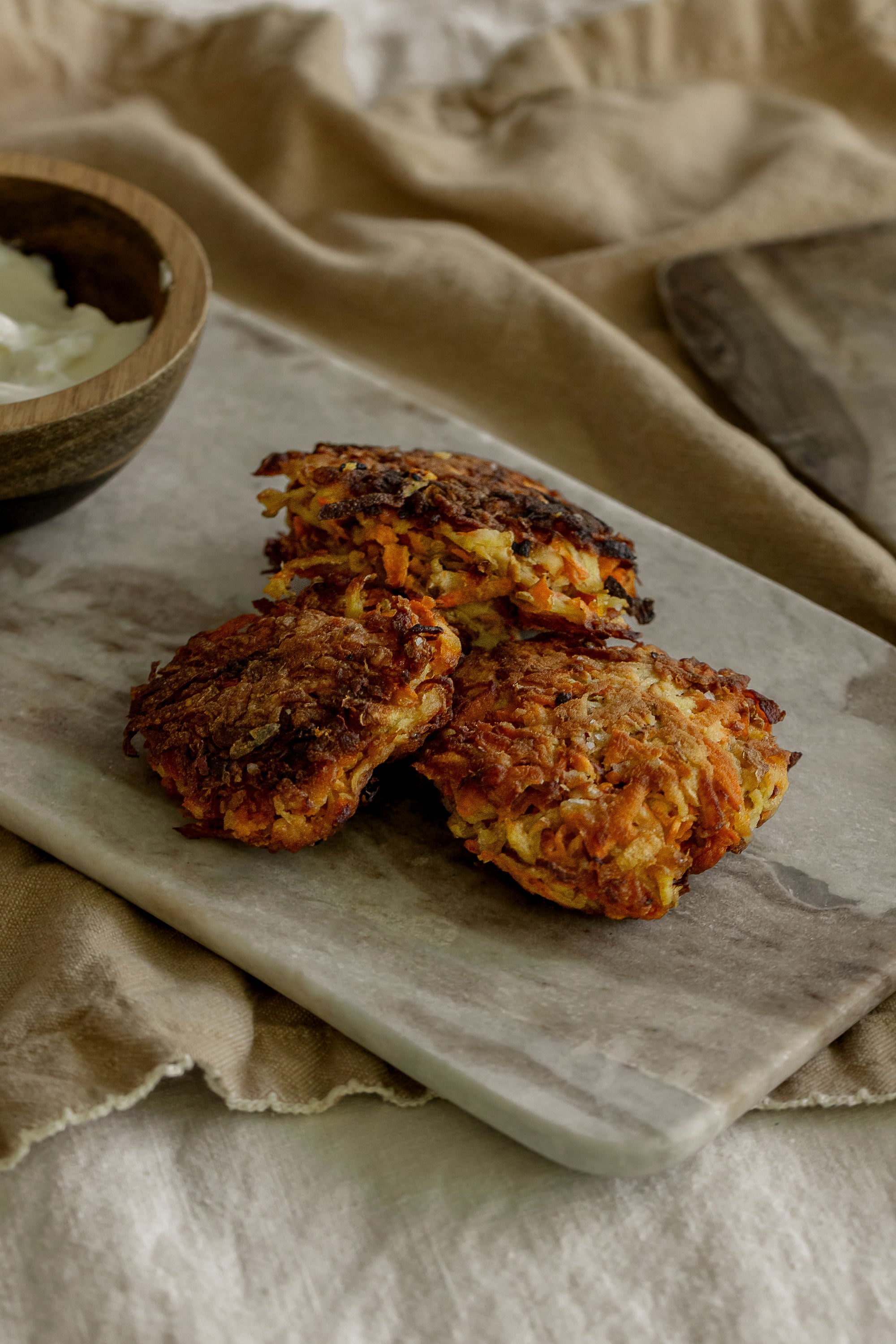 Three-Root Potato Pancake