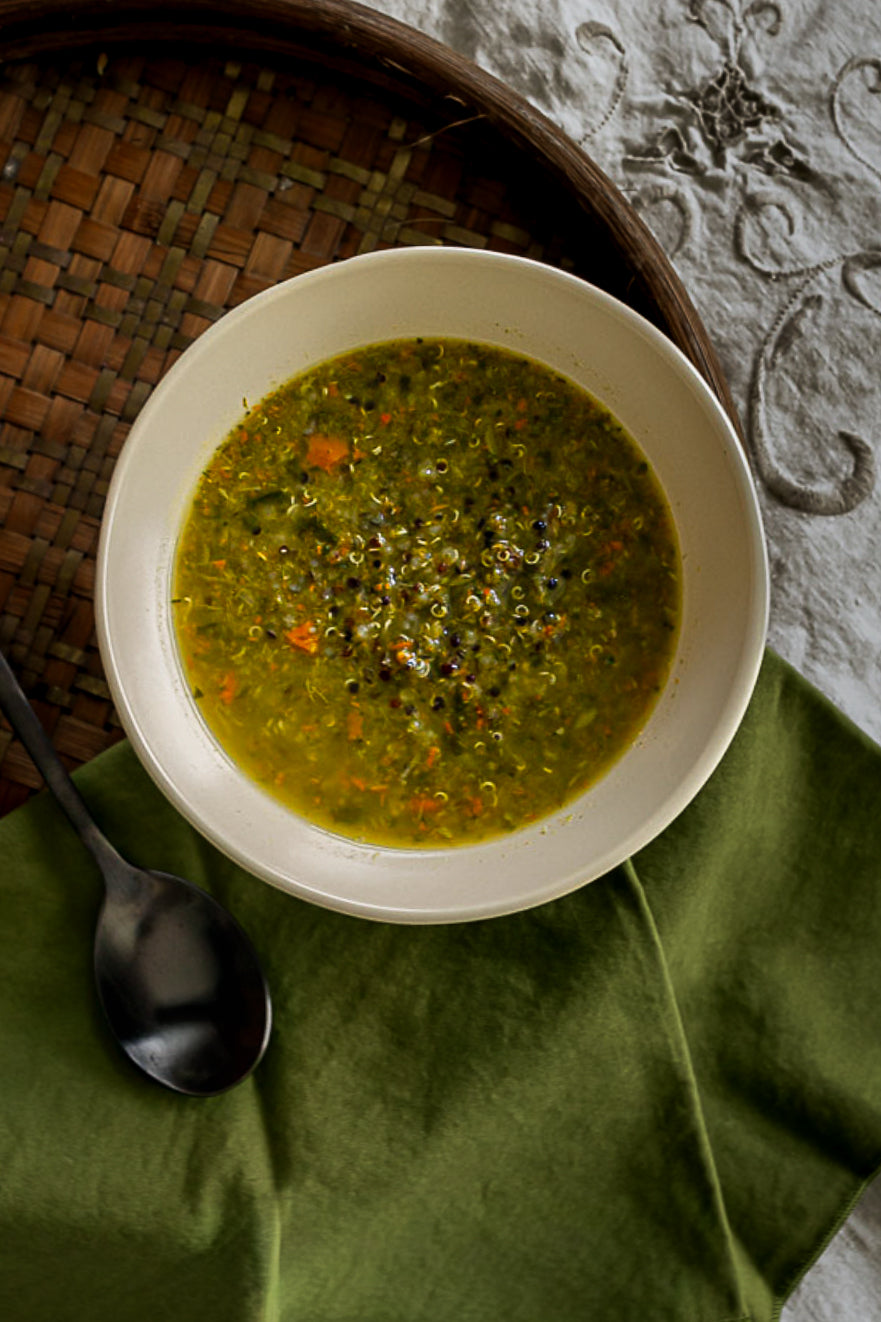 Green Quinoa Soup