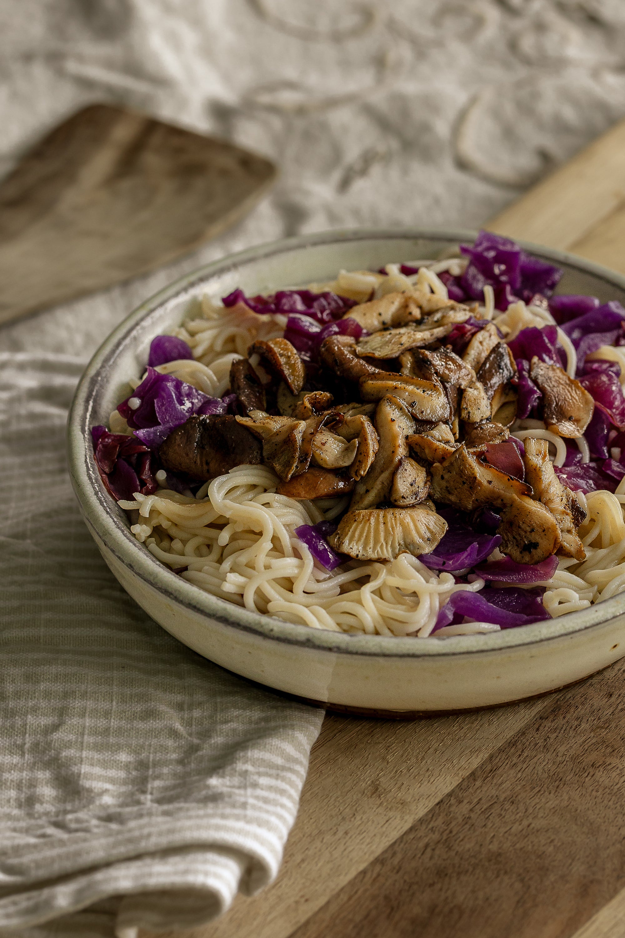 Ginger Mushroom Ramen - Vegan